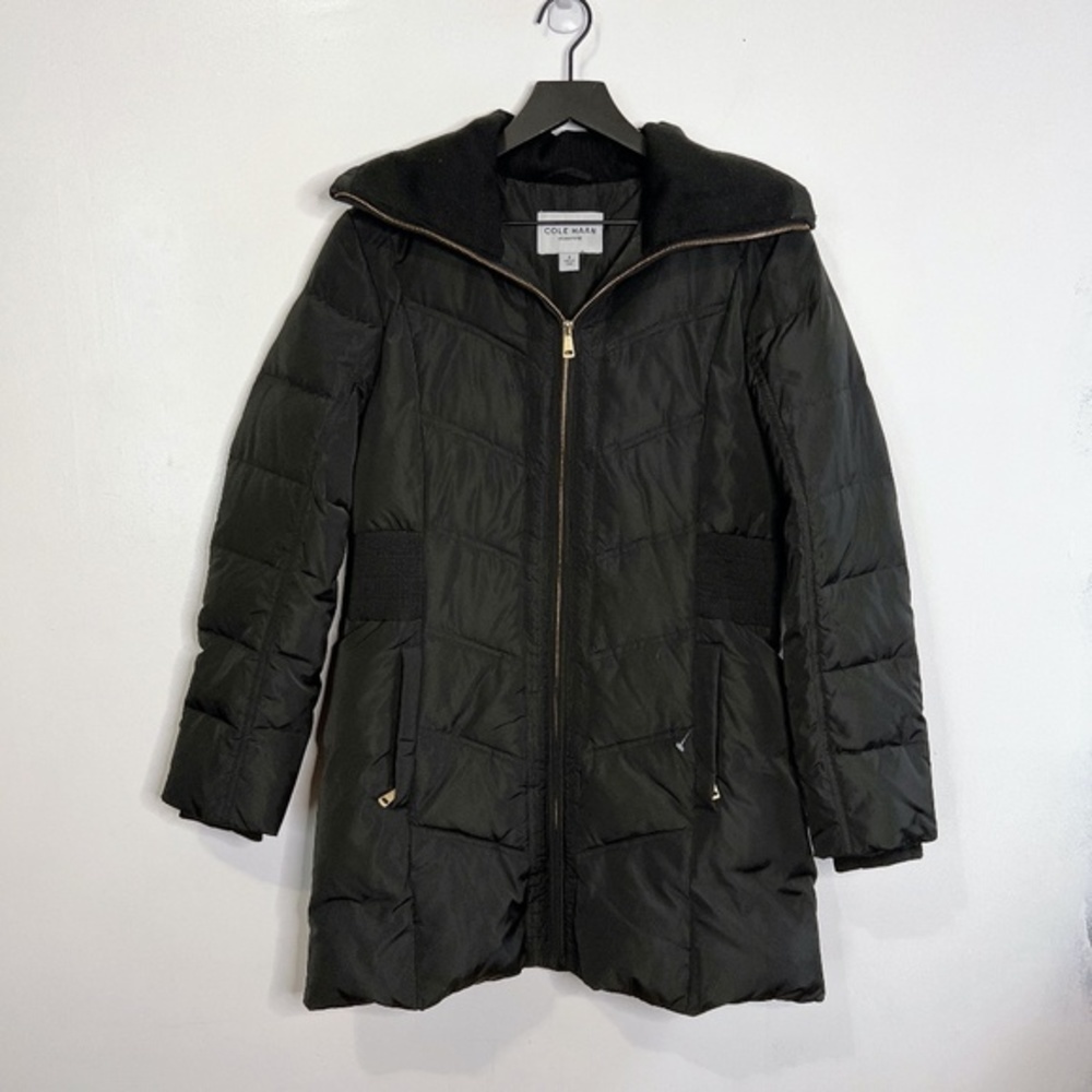 Cole Haan Signature Down Filled Puffer Coat Black Small‎